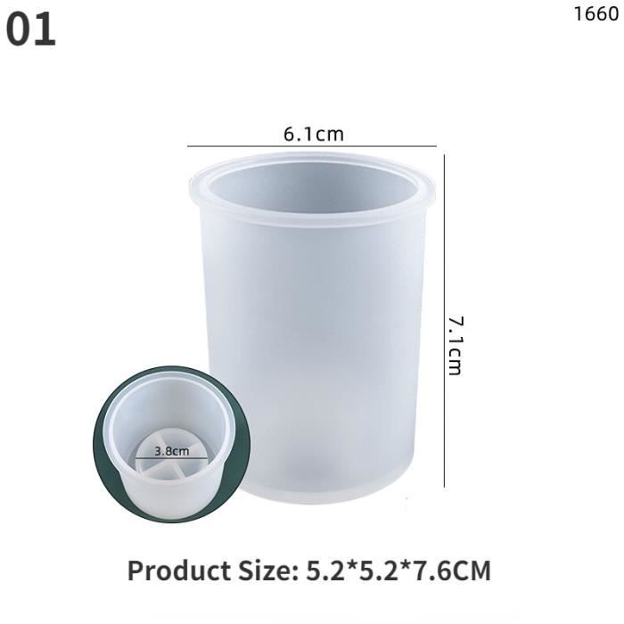 PORTE-BOUGIE CONIQUE ROND Pratique Moule En Silicone Pour Appareils De