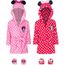 Cadeau Naissance Peignoir Pantoufles Disney Minnie 900811 9//12 Mois Rose