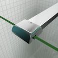 140cm Barre de soutien horizontale murale,Barre de maintien pour fixer la paroi de douche de 6-8mm en épaisseur barre de fixation-1