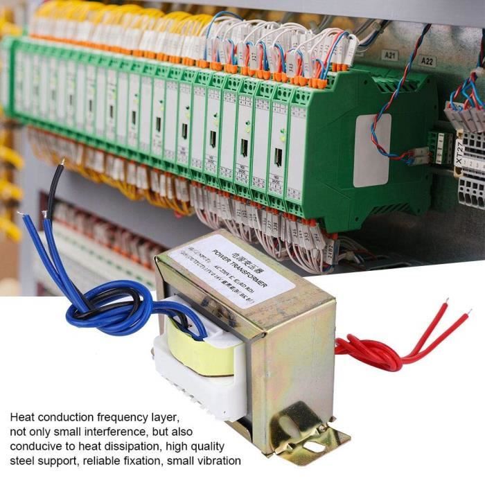 Transformateur Puissance 18V 50W AC 220V Vers Double 18V - Support Acier Pour Amplificateur