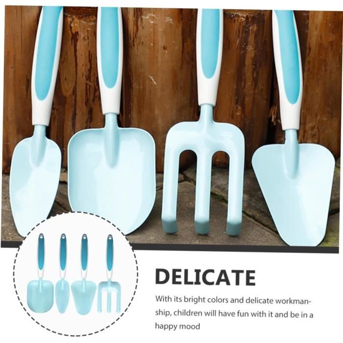 Ensemble Jardinage Enfant 7 Pièces – Sac, Tablier, Gants, Vaporisateur, Râteau Et Pelles Pour Petits Jardiniers Dès 3 Ans