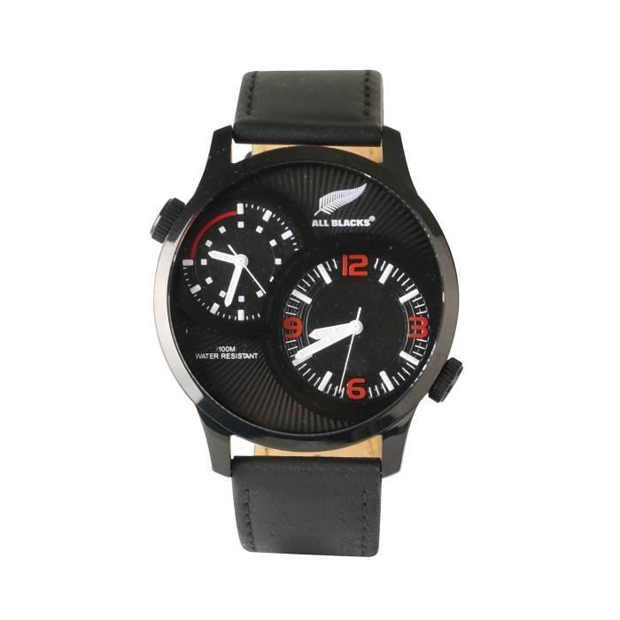 Montre all black double affichage sales