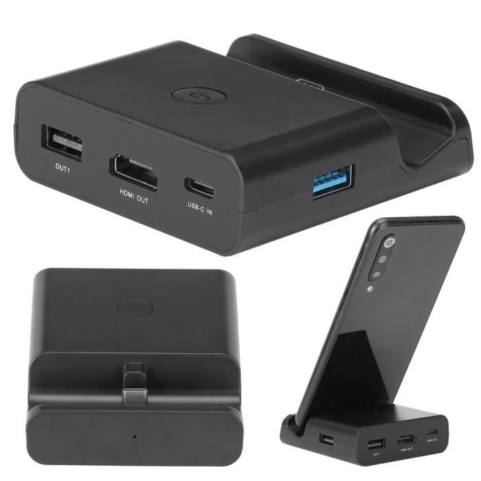 DOBE Station d'accueil 4 Ports USB 2.0 Hub, Ajoute quatre ports USB2.0  supplémentaires pour Nintendo Switch - Cdiscount