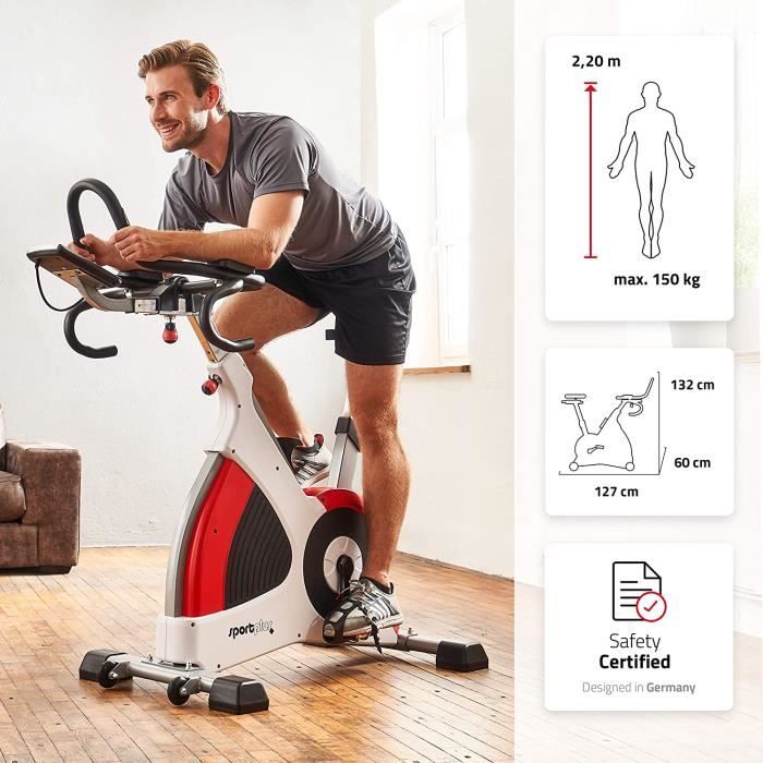 Velo D Appartement Limics24 Speedracer Exercise Bike 50 Niveaux Resistance Guidon Triathlon Selle Course Cdiscount Sport