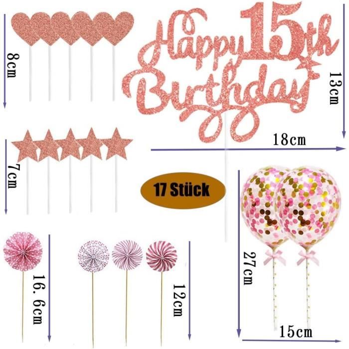 Décorations Gâteau Anniversaire Thème Crocodile - 1 Grand + 24 Petits + Pastilles Adhésives - Paillettes Vertes - Non Comestible