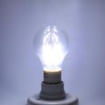 Tbest Ampoule LED E27 Ampoule à filament LED E27 12V COB 360 degrés lumière non dimmable neuve (6W blanc froid)-2