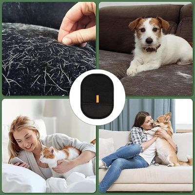 Gant Anti-poils Pour Animaux Fhintory – Gant Statique à Cinq Doigts, Réutilisable, Pour Poils De Chat Et Chien Sur Canapé, Meubles, Vêtements - 5