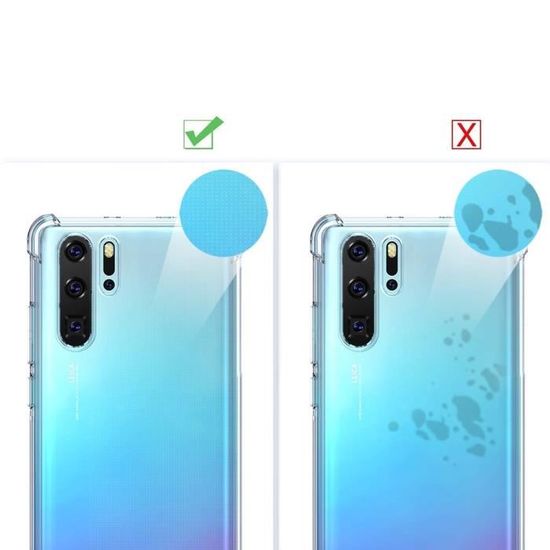 Coque Silicone Transparente Antichoc Pour Huawei P30 / P30 Pro - Neuf