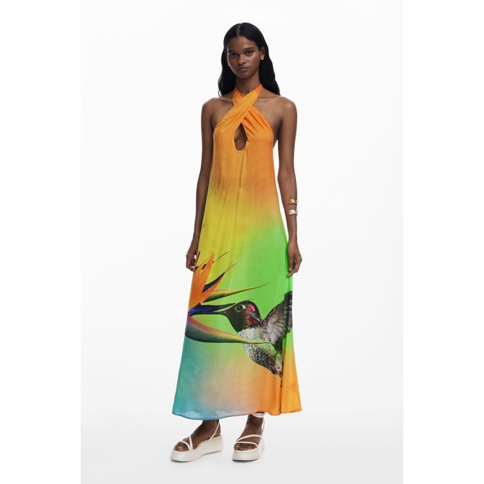 Robe Desigual Multicouleur Taille S - Style Décontracté Longueur Genou