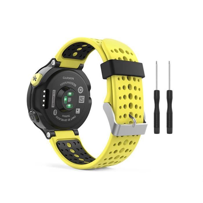 Forerunner 635 jaune noir Bracelet de montre pour Garmin