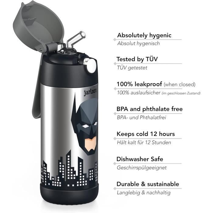 Gourde Enfant Inox Bouteille Isotherme Enfant 350 Ml Gourdes Sans Bpa