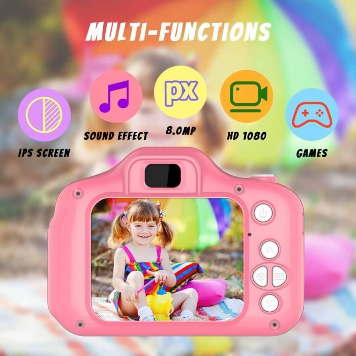 YunLone Appareil Photo Reflex Enfant 28MP HD 1080p – écran 2.4