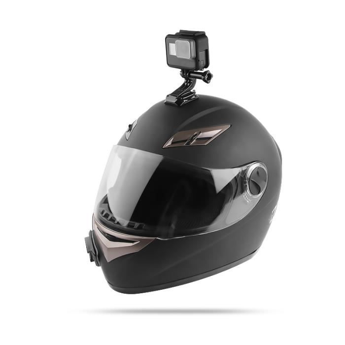 Casque de moto Chin Support de support pour Gopro Hero 5/6/7 Action Sports  Caméra Full Face Holder Moto Caméra Accessoire