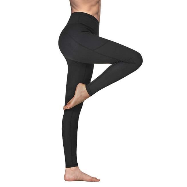 Legging de Sport Femme Marque Pantalon de Yoga avec Poches