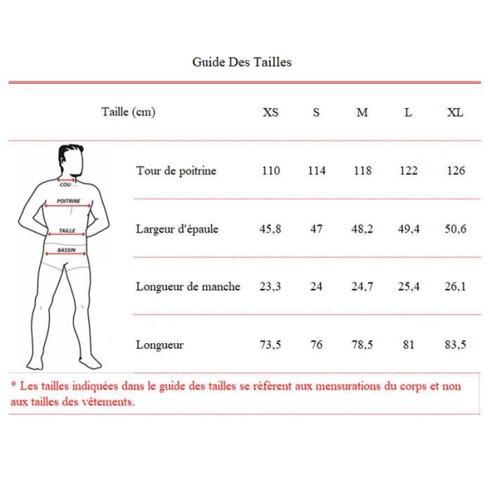 Chemise sales taille homme