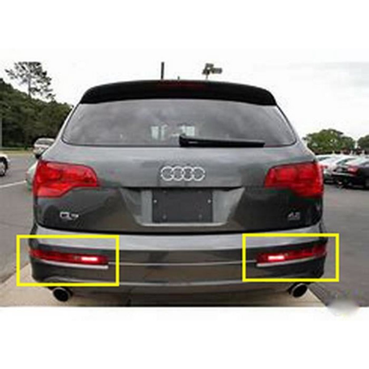 freinage pare-chocs Reflecteur Droit Audi Q7 4L0945096 4L0945096A ANG RONG Feux arrière 