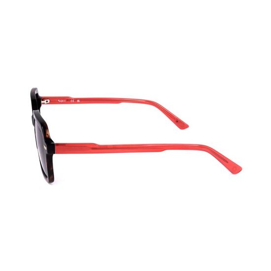 Lunettes De Soleil Pepe Jeans - Monture Ronde Rouge, Neuves Avec étiquettes, Pour Homme