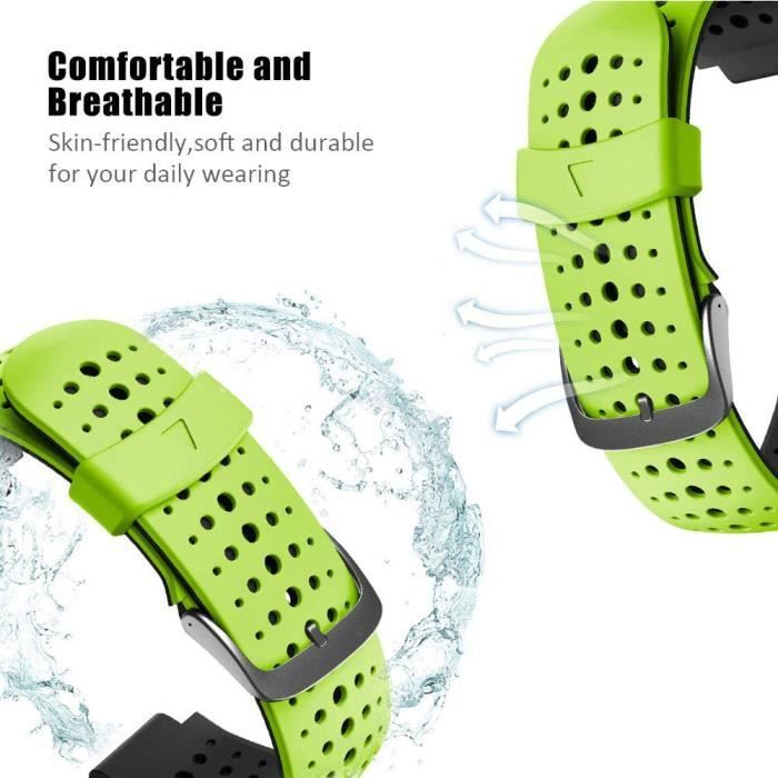 Forerunner 635 jaune noir Bracelet de montre pour Garmin
