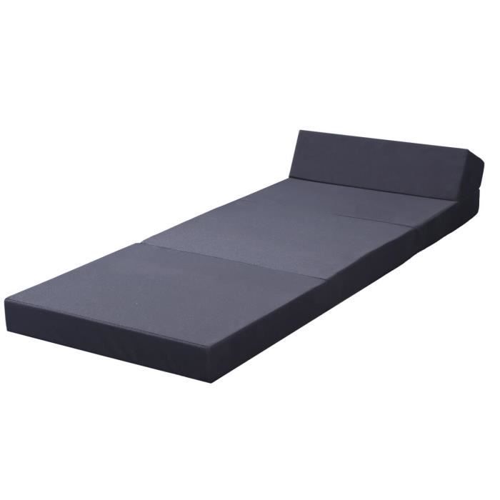 Matelas Futon 2 places avec latex 160x200 | Leroy Merlin