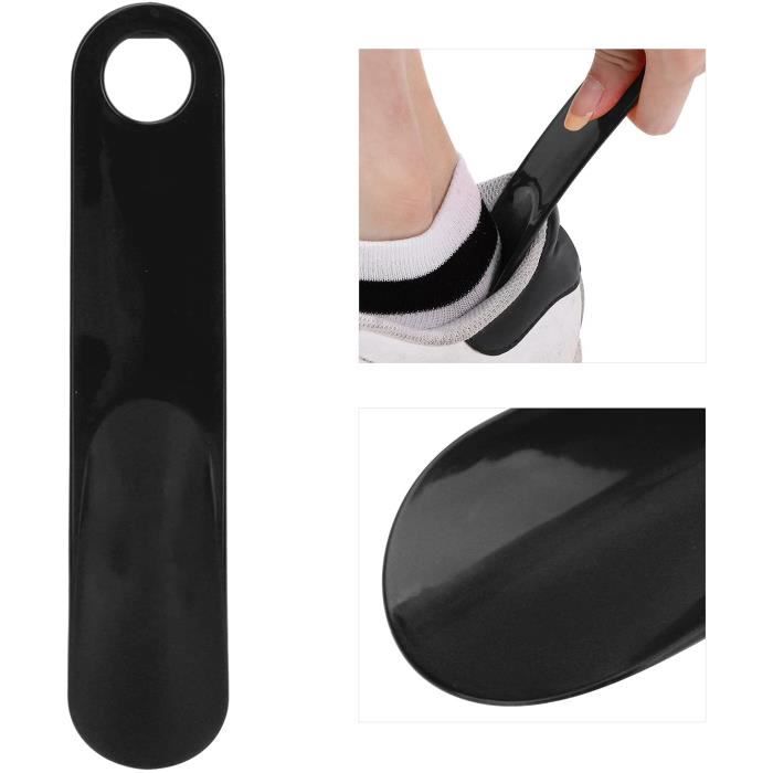 Chausse-pied Enfant Plastique - Lot De 2 (bleu Et Rose) - Poignée Ergonomique - Pour Mettre Ses Chaussures Facilement