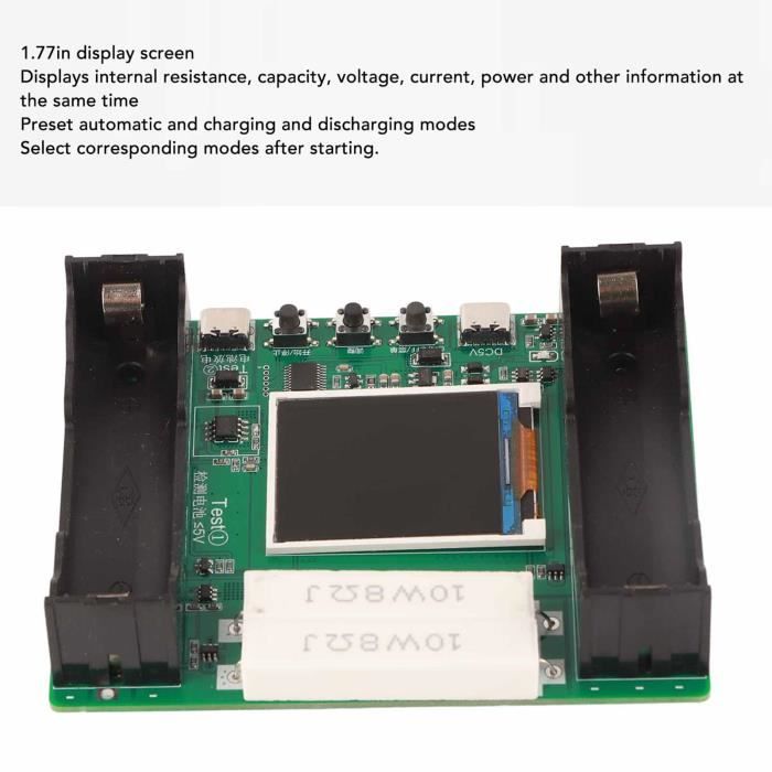 Testeur De Résistance Interne HRM-10 - Écran Couleur, 1000 MAh, Pour Batteries Et Circuits - 3