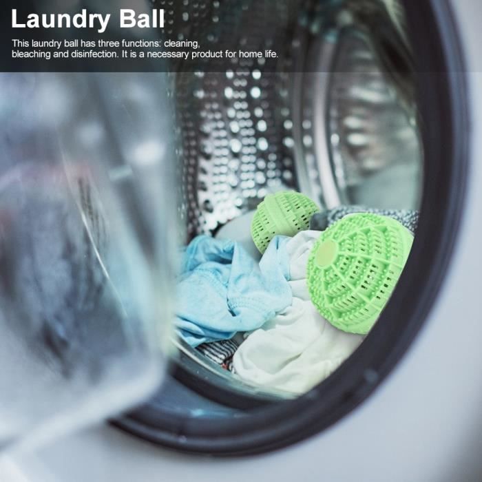 Boule de nettoyage de vêtements Hilitand, boule de lessive, écologique pour  le lavage des vêtements à la maison de voyage 