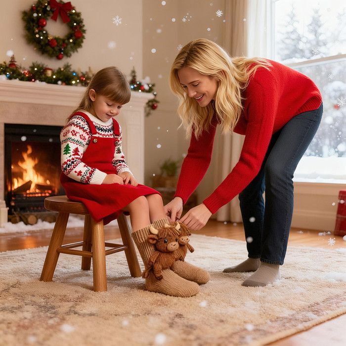 Chaussettes Animaux Tricotées En 3D Chaussettes Animaux Crochetées À La