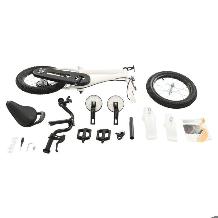 Vélo Enfant 14 Pouces PINYELIN – Avec Roues Stabilisatrices, Siège Réglable, Cadre Acier, Pour 3-6 Ans