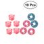 10pcs Jouets De Bain De Bebe Cochon Rose Mignon Avec Mini Anneaux De Bain 3 Cdiscount Jeux Jouets