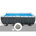 Kit piscine tubulaire Intex Ultra XTR Frame rectangulaire 5,49 x 2,74 x 1,32 m + 20 kg de zéolite-0