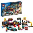 LEGO® City 60389 Le Garage de Customisation, Jouet de Voitures, Atelier et Minifigurines-0