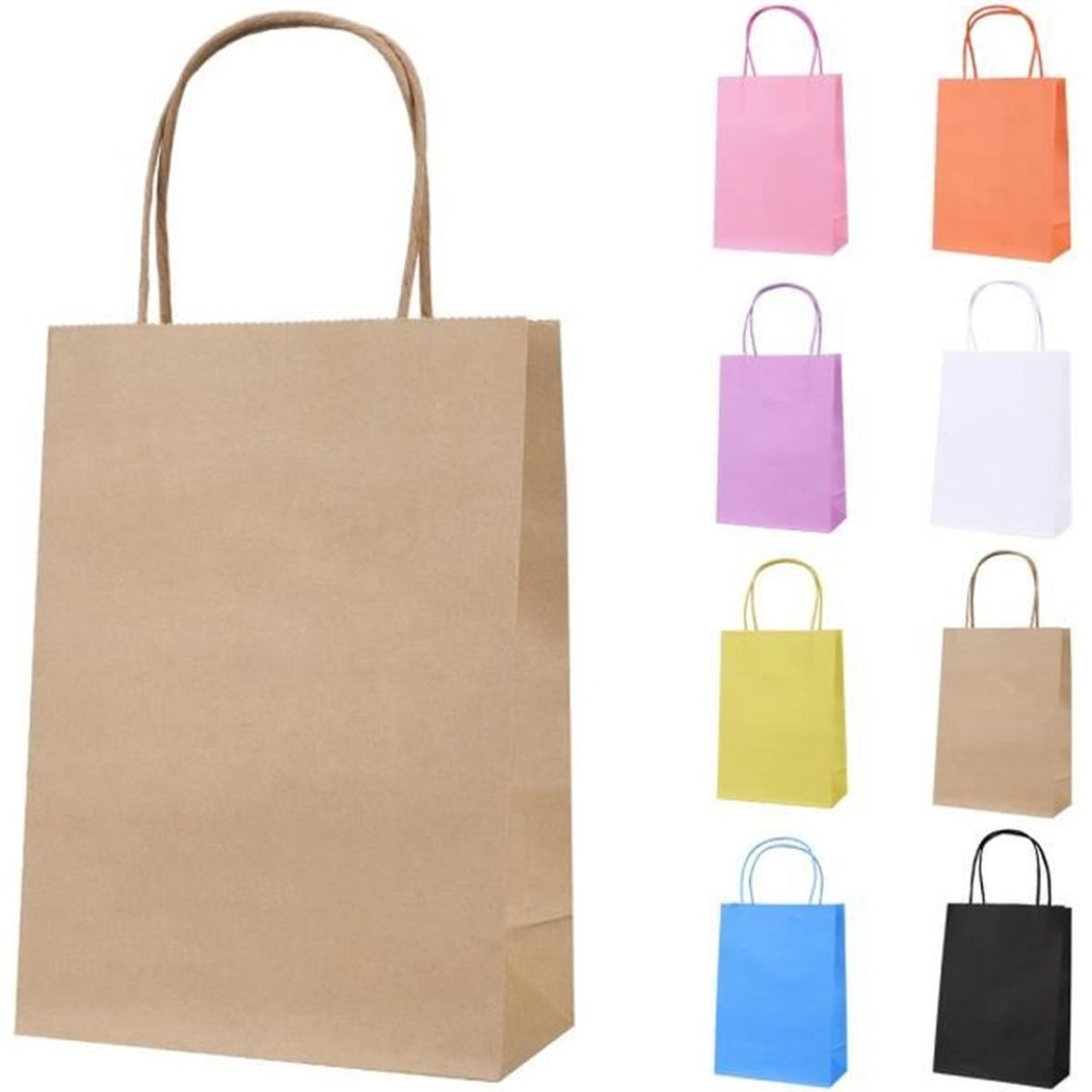 500 5" x 5" mariage design candy panier sacs en papier sweet faveur cadeau fête buffet