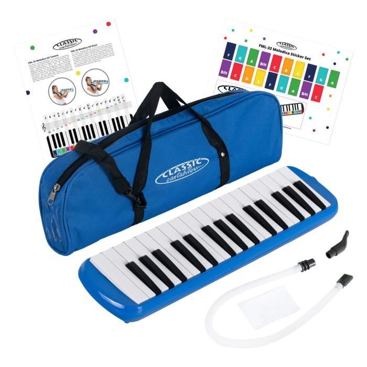 Melodica 32 Touches Classic Cantabile FML32 BU Pianicas (Mélodica