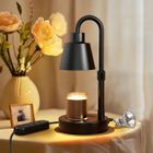 Lampe Chauffe Bougie - TANBABY - Minuterie 2/4/8h - Dimmable - Hauteur Réglable - Métal Noir