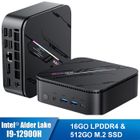 Mini PC Blackview MP100 Pro Intel®Alder Lake I9-12900H 4.4GHz Max 16 Go 512 Go/SSD 4To,Windows 11 Pro,Wifi 6, 4K UHD 144 Hz - Gris