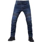 REMYCOO Pantalon moto Homme Moto Jeans Armure améliorée -Bleu