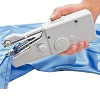 Mini Machine à Coudre à Main Portable - ANOAK - Sans Fil Stitch Rapide Électrique - Gris - Assisté
