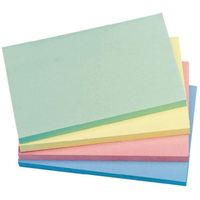Q Connect Paquet de notes repositionnables Arc-en-ciel pastel 125 x 75 mm