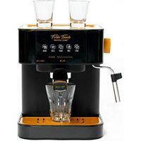 ECODE Cafetière Espresso Forte Touch, 20 bars, écran tactile, structure en acier inoxydable, embout en mousse, 1,6L, 1050W