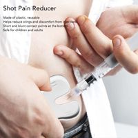 Réducteur de douleur de tir en plastique réutilisable FUROKOY - 4 pièces - Blanc