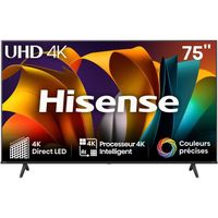 TV LED HISENSE 75A6N - 75" (189 cm) - 4K UHD - Dol