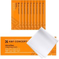 K&F Concept 40 Chiffons de Nettoyage en Microfibre Emballé sous Vide pour Appareil Photo Objectif Écran Caméra Bijoux Filtre Lunette
