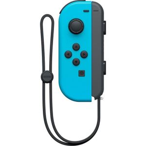 MANETTE JEUX VIDÉO Manette Joy-Con gauche Bleu Néon pour Nintendo Swi