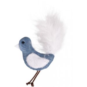 JOUET Jouet oiseau Medy bleu. taille 10 x 17 cm. pour ch