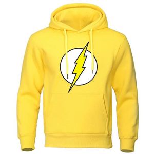 SWEATSHIRT The Big Bang Theory-Sweat à capuche surdimensionné pour homme,sweat-shirt imprimé pluie,vêtements décontractés- Yellow[F155]