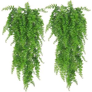 FLEUR ARTIFICIELLE 2 Pi��ces Plante Artificielle Retombante, Plantes A