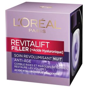 ANTI-ÂGE - ANTI-RIDE L'Oréal Paris - Revitalift - Filler - Soin Nuit Re