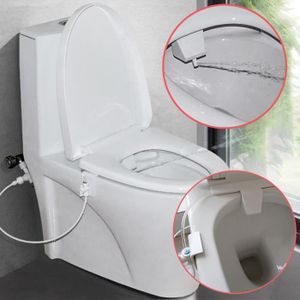 Solomi Bidet Toilettes Pulv/érisateur ABS Handheld Portable en Plastique Toilettes Bidet Ensemble Pulv/érisateur avec Support Flexible WC Bidet