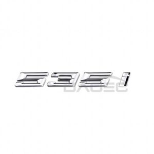 INSIGNE MARQUE AUTO Argent 535i - Voiture 3D ABS Coffre Lettres Logo E