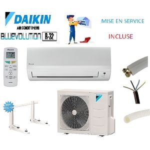 CLIMATISEUR FIXE Climatiseur fixe Daikin 2000W réversible FTXF20B - Blanc - Technologie Inverter